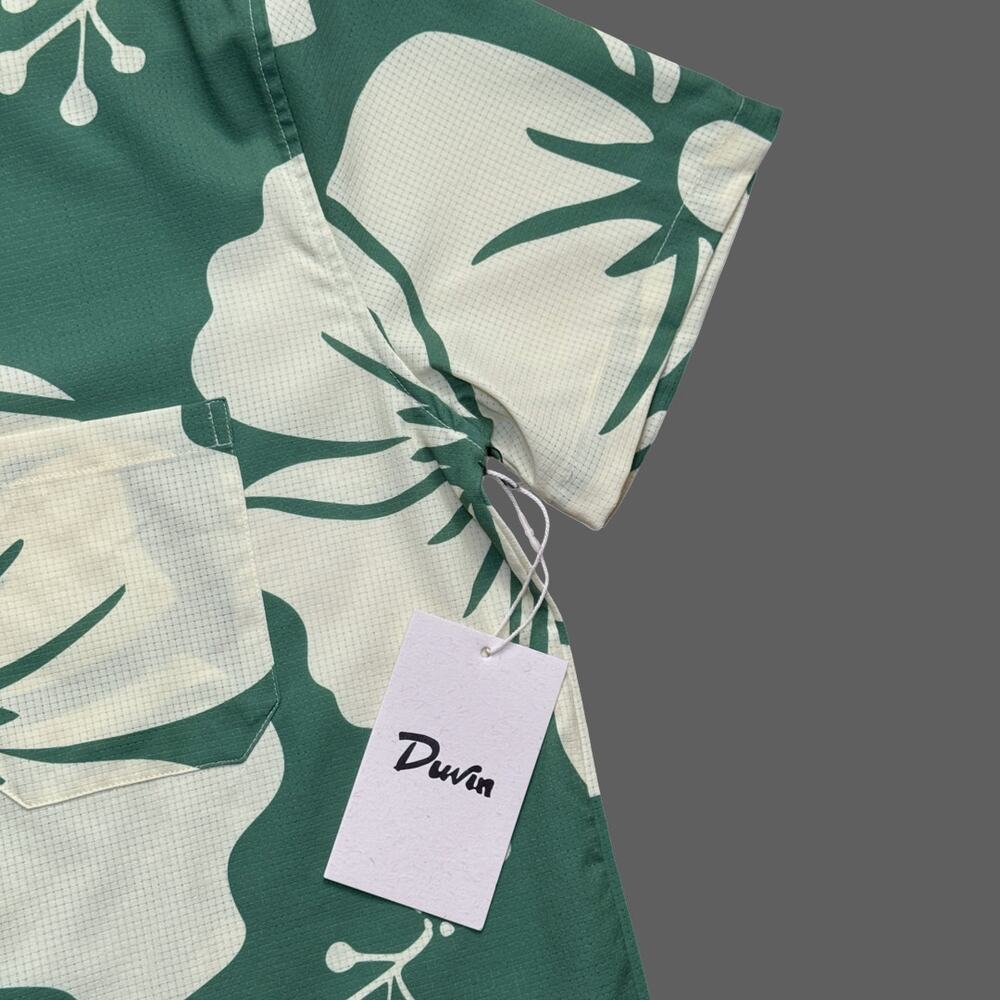 Duvin Design Paradise Leisure Stretch Button-Up Shirt M - Picture 2 of 8